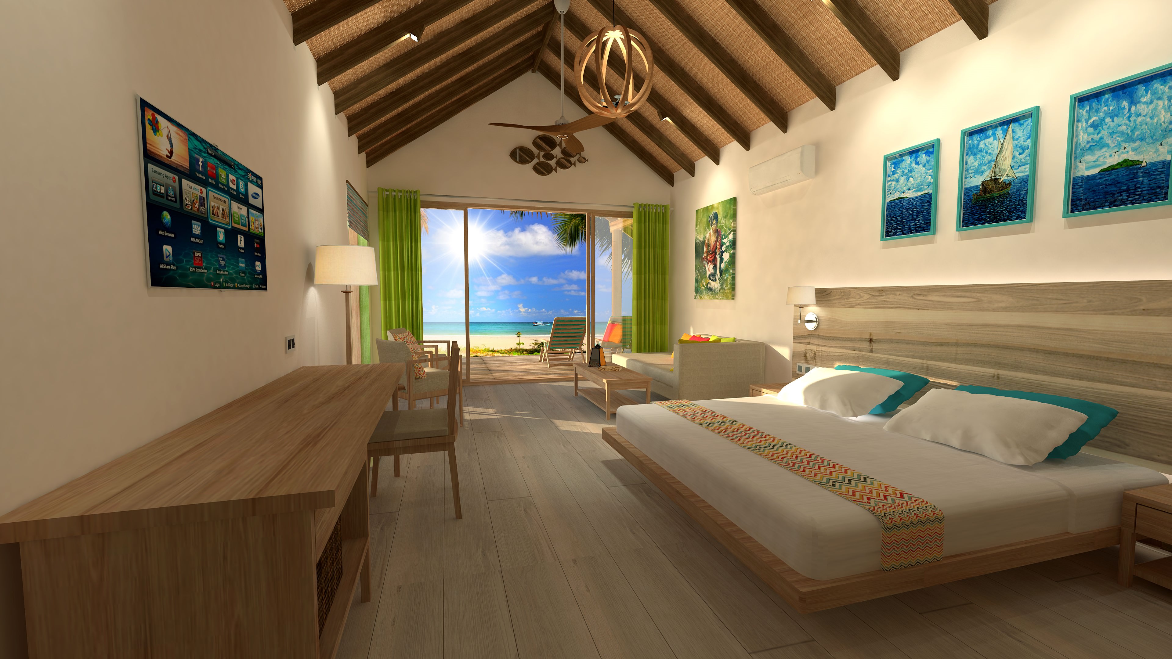 artists-impressions-Deluxe-Beach-Villa-interior artists-impressions-Deluxe-Beach-Villa-interior